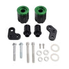 Kawasaki ZX-6R Crash Slider Protector Aluminum Frame Green (2024-2025)
