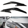 Nissan Altima 2 x Carbon Fiber Front Headlamp Light Brow Covers (2016-2018)