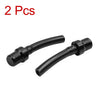 Motorcycle 2 x Black Gas Tank Cap Valve Vent Breather Hose Pipe One Way
