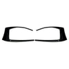VW Golf 7 GTI 2 x Gloss Rear Bumper Spoiler Fog Light Covers (2013-2016)