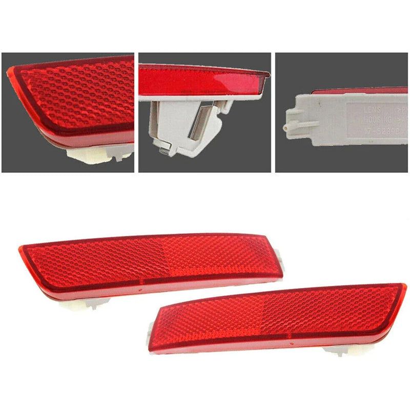 Infiniti Nissan Rear Bumper Reflector Lamp Red Lens (2003-2015)