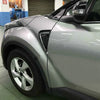 Toyota C-HR (2018-2023) 2 x Glossy Black Side Wing Fender Air Vent Cover Trim