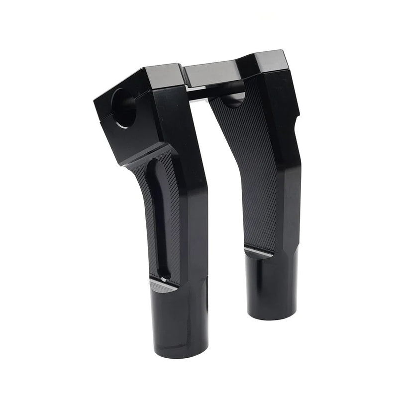 Harley 1'' Handlebar Black 6'' Pullback Handlebar Risers Clamp