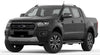 Ford Ranger XL XLS XLT Wildtrack Black Side Vent Cover (2015-2018)