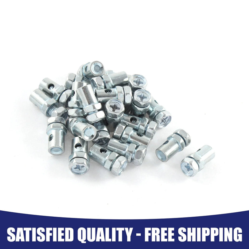 Motorcycle 0.3x0.08in Cable Bolts Top Fitting Nipple Screw Universal Item 25