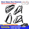 For Toyota Land Cruiser FJ80 1990-98 Window Glass Run Channel Front Rear Set 4