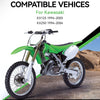 Kawasaki KX125 / KX250 2pcs Green Radiator Guards (14037-1310/14037-1179)