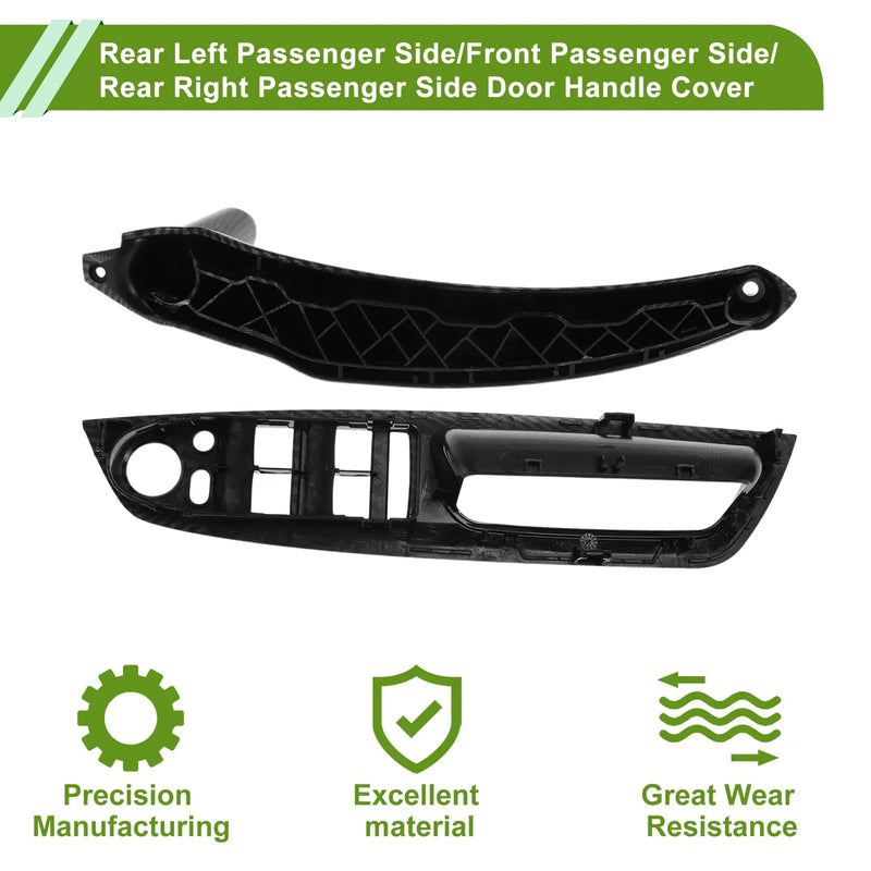 BMW X5 Carbon Fiber Door Handle Pull Trim Cover (2007-2013)