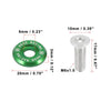 Car Motorcycle 8pcs M6 Release Fastener Bumper Fender Washer Bolt