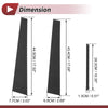 Lexus ES (1997-2001) Carbon Fiber Black 6 Pcs Door Pillar Window Trim