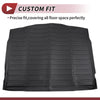 Ford Escape (2020-2024) Long Grid Pattern Black Cargo Liner Rear Trunk Mat