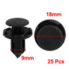 Mitsubishi Honda 25 x Push Type Mudguard Retainer Bumper Clips