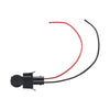 Golf Black ABS Material / Bulb Socket Cable Adapter Lamp Holder Connector