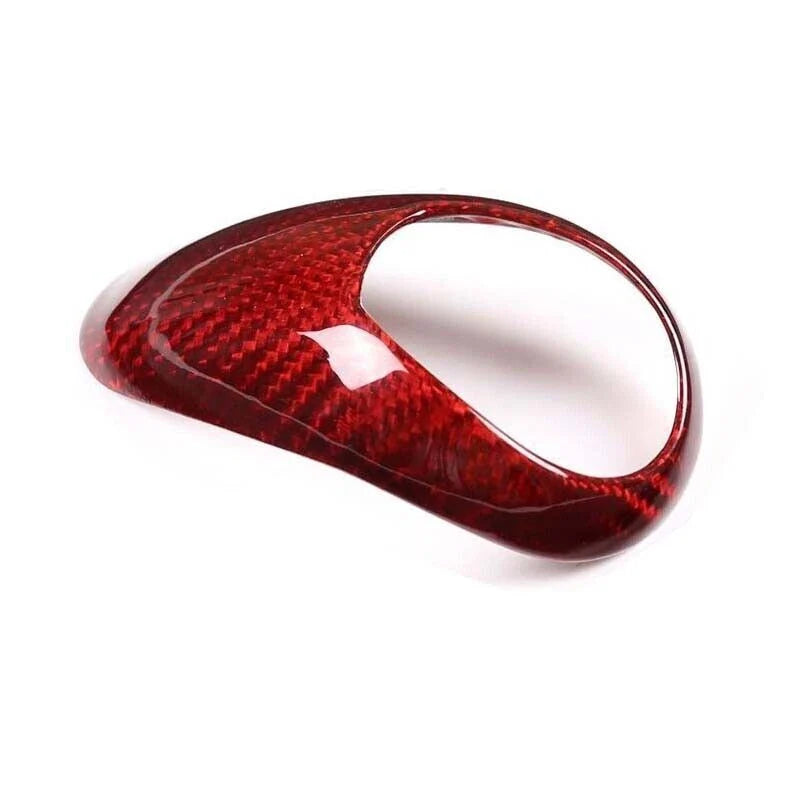 Red Carbon Fiber Gear Shift Knob Head Trim Fit Bmw M2 F80 M3 M4 M5 M6 X5M X6M