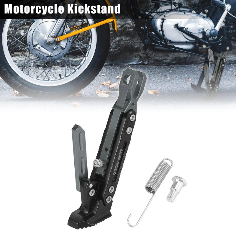 Motorcycle Kickstand Side Support Stand Kit CNC Aluminum Alloy Titanium