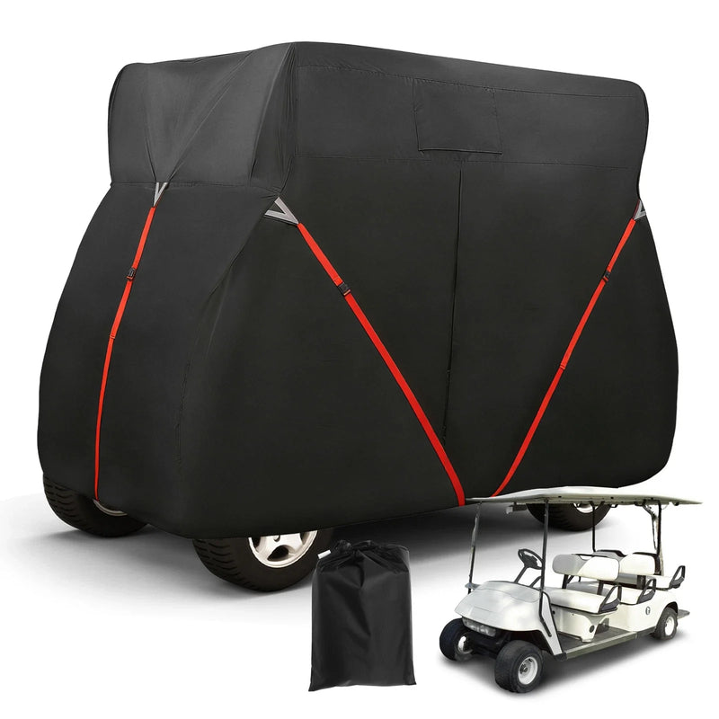 EZGO Club Car Golf Cart Cover / 4+2 Seats / Heavy Oxford Waterproof