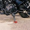 Motorcycle Red Kickstand Pad Support Plate