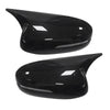 Kia Optima K5 Black OX Horn Rear View Mirror Cover Caps (2011-2015)