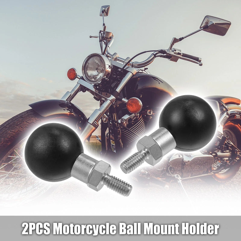 Make Model 2pcs 25mm Motorcycle Ball Mount Holder Ball Adapter with M6 Bolt
