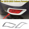 Subaru Forester 2 x Chrome Tail Rear Fog Light Cover Trim Decor (2019–2023)