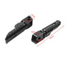 BMW R 9T F900R F900XR R1200R R1200RS R1250R HP4 Black Rear Footrests