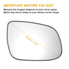 KIA Ceed Right Side Heated White Mirror Glass (2009-2012)