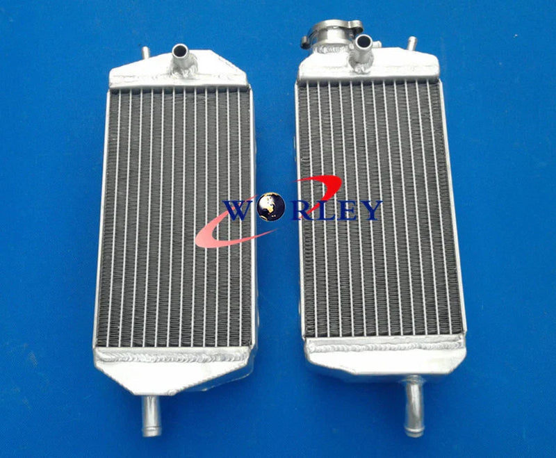 Gas Gas MX / SM / EC 200 / 250 / 300 Aluminum Radiator + Red Hose (2007-2014)