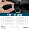 Hyundai & Kia - 50 Pcs Interior Trim Retainer Clips