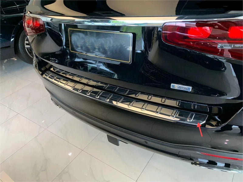 Mercedes-Benz GLS Steel Rear Outer Guard Bumper Lid Cover Trim (2020-2023)