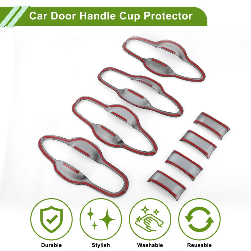 Toyota Camry 8 x Carbon Fiber Door Handle Cup Protectors (2018-2024)