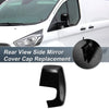 Ford Transit Custom Left Rearview Mirror Cover Cap Gloss Black (12-23)