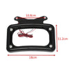 Harley Road Street Glide Curved License Plate Frame Mount LED Light (2006-2023)