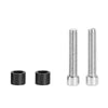 Motorcycle AH 22mm CNC Black Extension Mount Phone Holder