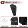 BMW 3 Series E90 Black Beige Faux Leather Gear Shift Knob Cover (2004-2012)