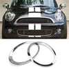 Mini Cooper F55 F56 F57 (2014-2023) Chrome Silver Headlight Trim Ring Set 2 x
