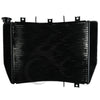 Kawasaki Ninja ZX6R ZX636 ZX6RR Black Radiator Engine Cooler (2005-2006)
