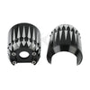 Harley Road Street Electra Glide Black Lower Fork Slider Covers (84-2013)