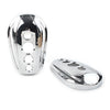 Harley Dyna Softail Sportster Chrome Oval Rear View Mirror Covers