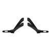 Honda CBR1000RR Black Rear Passenger Footrests Footpeg Bracket (2017-2025)