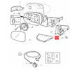 Volvo S80 S80L V70 XC70 Left Rearview Mirror Lower Cover (2000-2016)