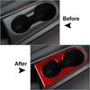 Hyundai Veloster JS (2019-2023) Red Rear Water Cup Holder Cover Trim