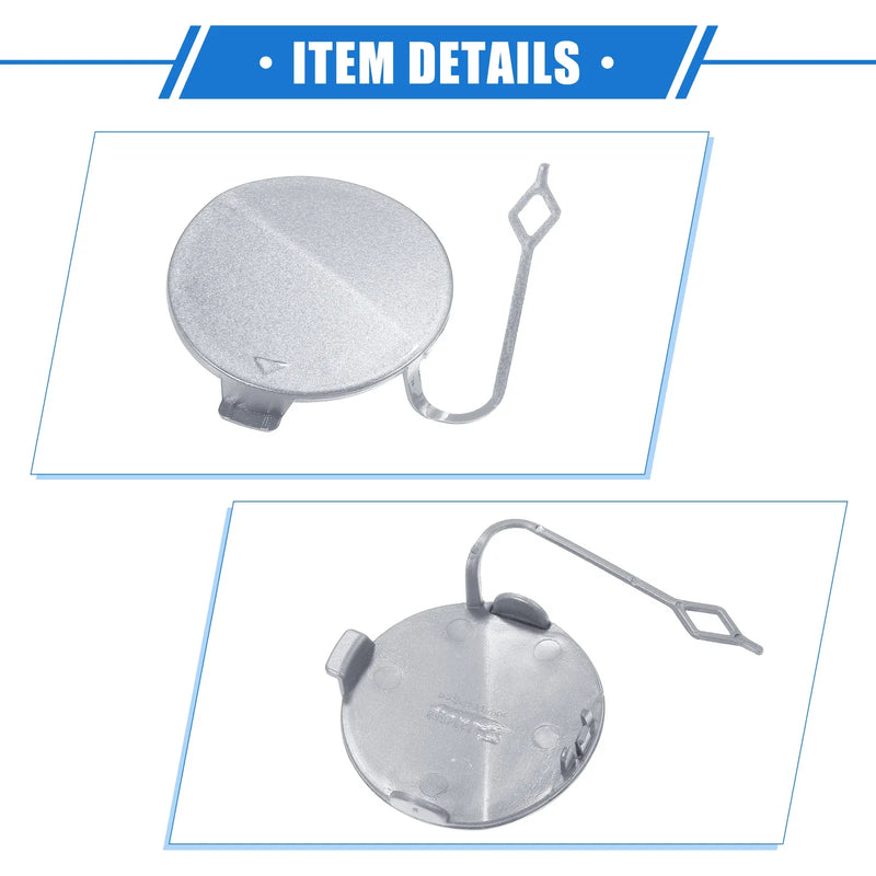 BMW F32 Front Right Silver Tone Tow Hook Eye Hole Cover Cap