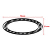 Ford Mondeo (2013-2019) Black Red Line Steering Wheel Center Ring Cover Trim