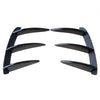 Benz A-Class W176 Rear Bumper Air Vent Spoiler Trim Glossy Black (2013-2018)