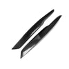 VW Passat B6 Black Carbon Fiber Headlight Eyelid Trim (2005-2010)