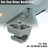 Mercedes Benz W123 W124 Gray Car Sun Visor Hook Clip (1976-1995)