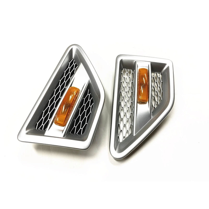 Land Rover Freelander 2 2 x Silver Side Air Vent Trims (2006-2016)