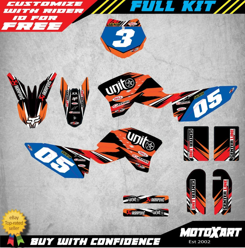 KTM 50 (2009-2015) DIGGER STYLE Stickers Custom Graphics Full Kit