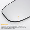 Honda Jazz Left Side Heated White Mirror Glass (2002-2008)