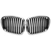 BMW 5 Series E39 Front Hood Kidney Grilles (1996-2003)